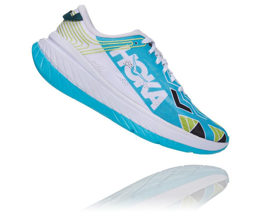 Zapatillas Running Hoka One One Hombre - Ironman Kona Carbon X - Azules/Blancas - WBX729085